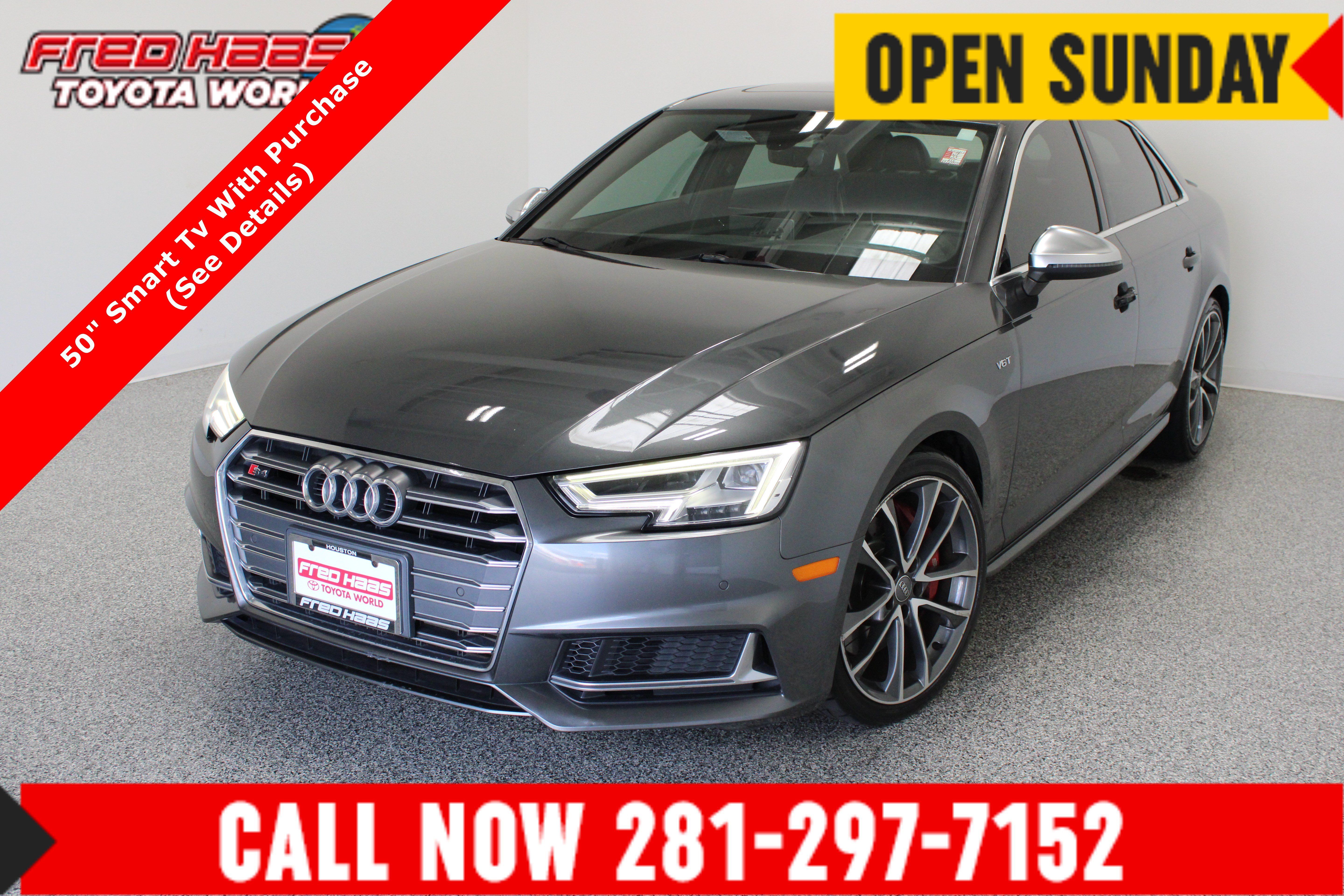 Used 2018 Audi S4 Premium Plus w/ Navigation Package AWD/4WD image 1