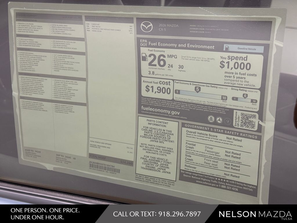 New 2026 MAZDA CX-5 Select AWD/4WD image 17