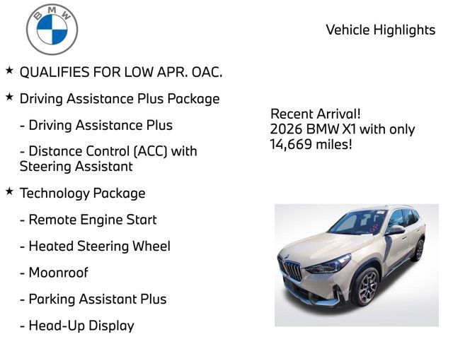Used 2026 BMW X1 xDrive28i w/ Technology Package AWD/4WD image 4