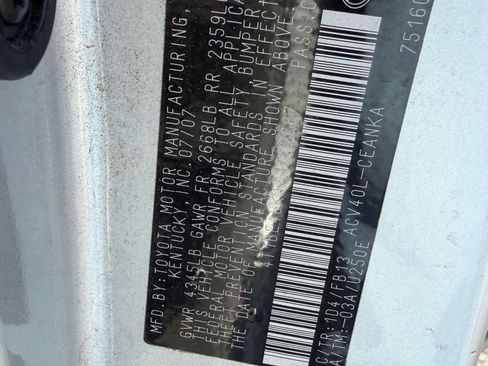 Used 2007 Toyota Camry LE FWD image 20