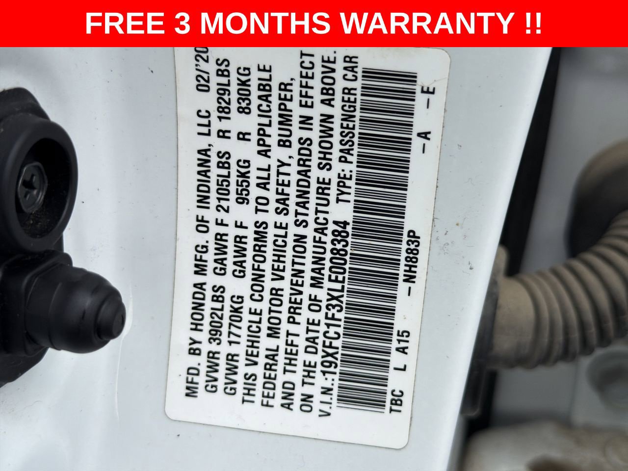 Used 2020 Honda Civic EX image 24