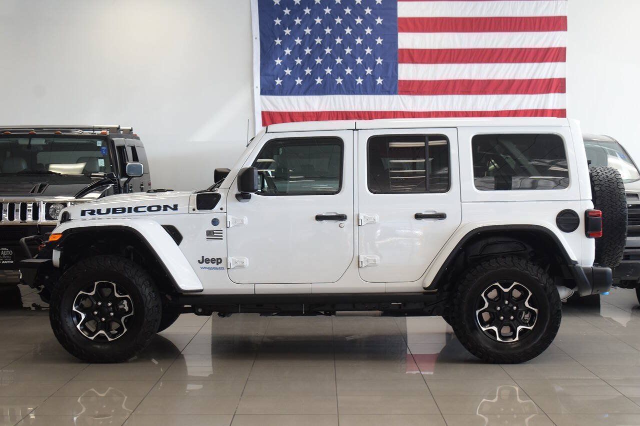 Used 2021 Jeep Wrangler Unlimited Rubicon 4xe w/ Steel Bumper Group AWD/4WD image 4