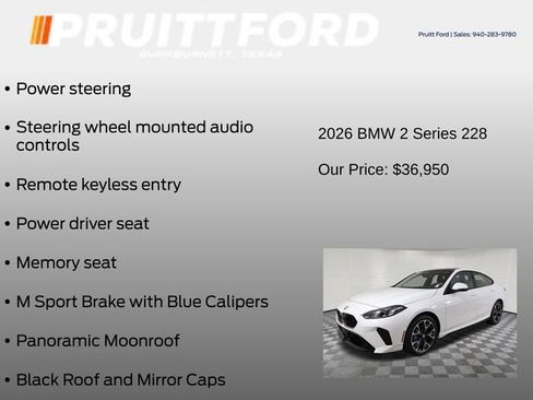 Used 2026 BMW 228i FWD image 13