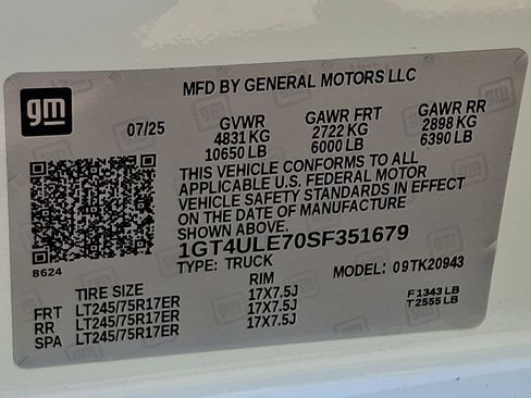 Certified 2025 GMC Sierra 2500 Pro w/ Convenience Package AWD/4WD image 25