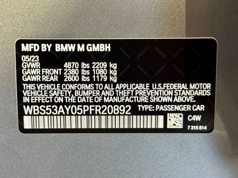 Used 2023 BMW M3 RWD image 55