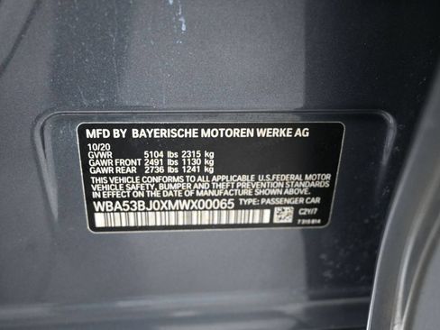 Used 2021 BMW 540i w/ M Sport Package RWD image 9