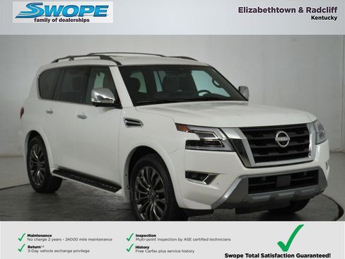 Used 2024 Nissan Armada Platinum w/ Captain's Chairs Package image 1