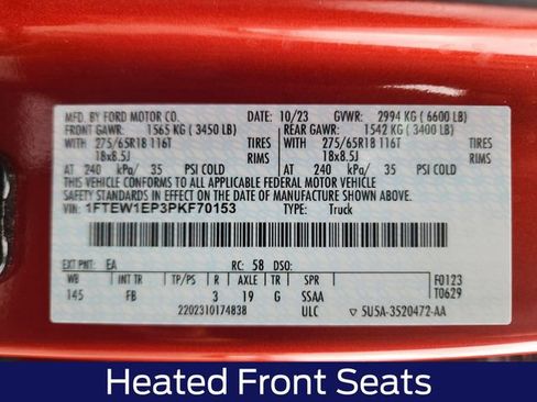 Certified 2023 Ford F150 XLT w/ Equipment Group 302A High image 28