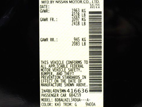 Used 2021 Nissan Altima 2.5 SV image 39