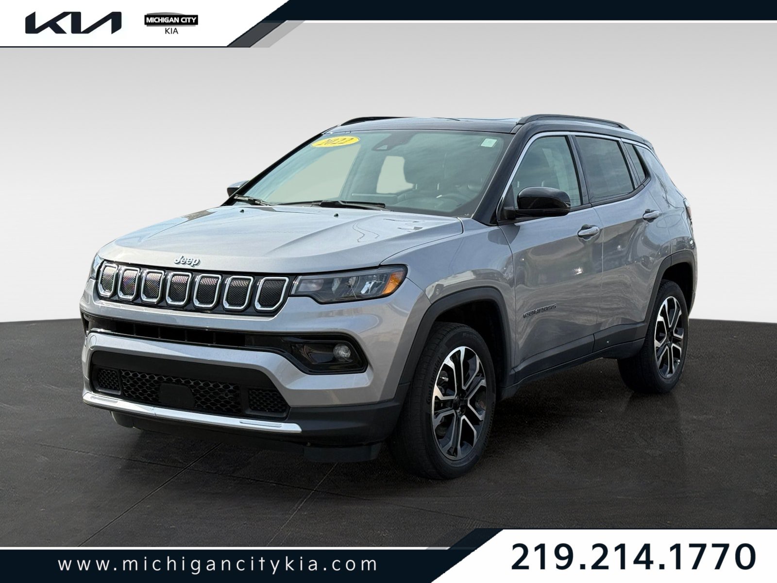 Used 2022 Jeep Compass Limited w/ Sun and Sound Group AWD/4WD image 1