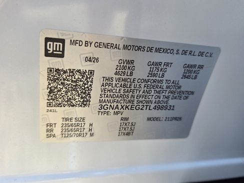 New 2026 Chevrolet Equinox ACTIV w/ Convenience Package III FWD image 24