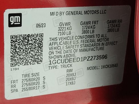 Certified 2023 Chevrolet Silverado 1500 RST w/ Convenience Package II AWD/4WD image 27