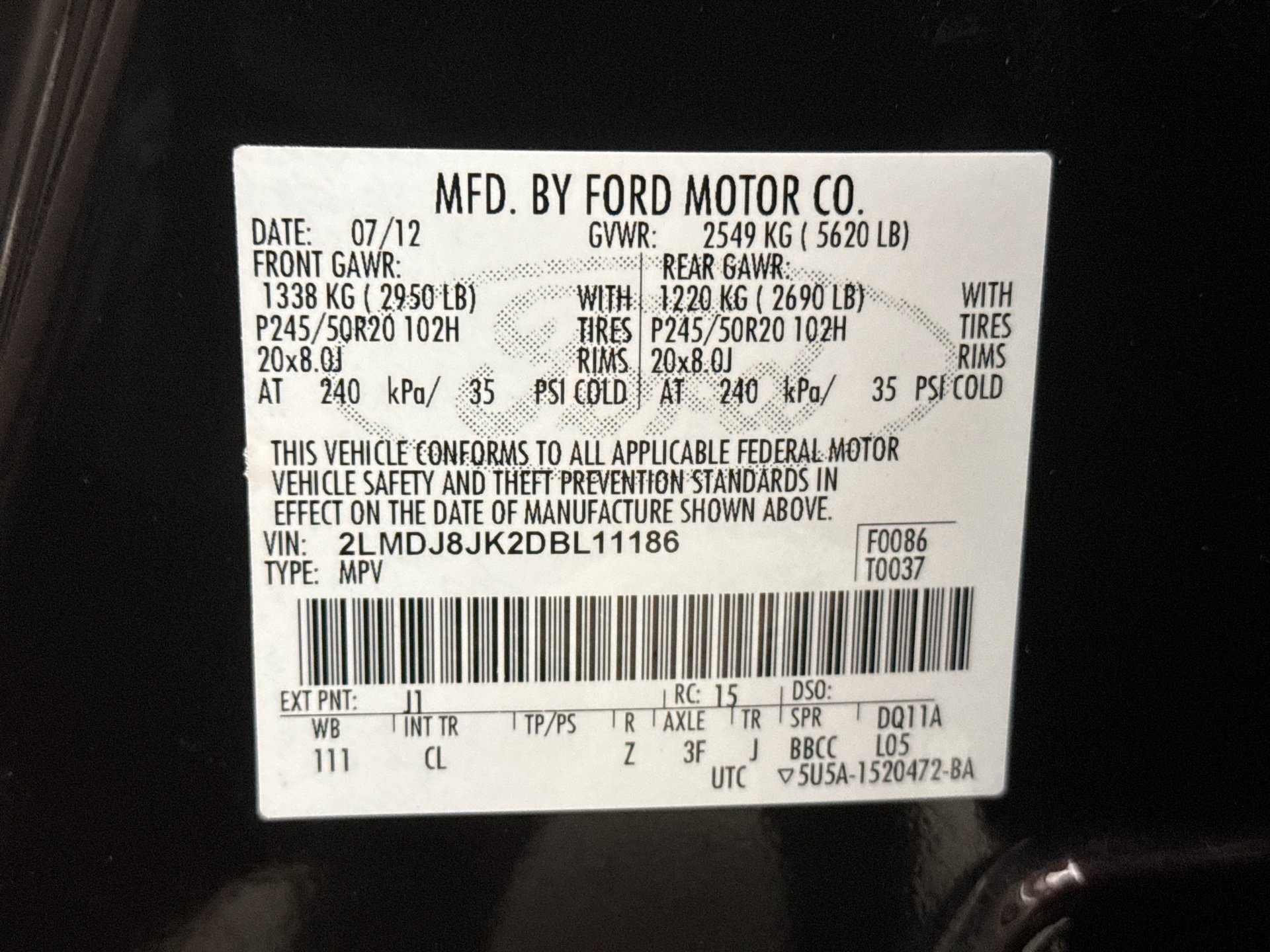 Used 2013 Lincoln MKX AWD image 25