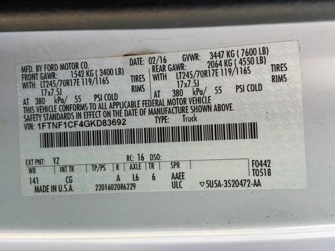Used 2016 Ford F150 XL w/ Heavy-Duty Payload Package RWD image 19
