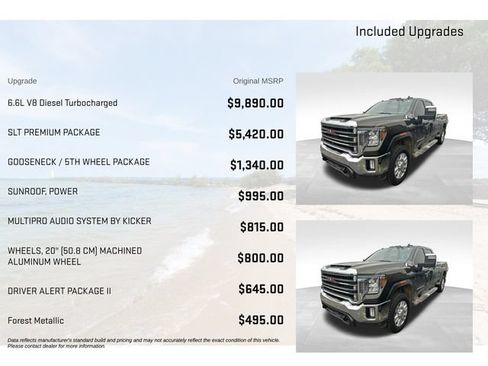 Used 2022 GMC Sierra 3500 SLT w/ SLT Premium Package AWD/4WD image 2