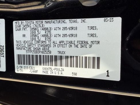 Used 2023 Toyota Tundra TRD Pro AWD/4WD image 30