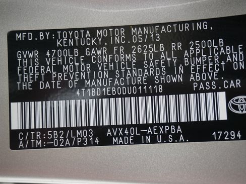 Used 2013 Toyota Avalon Limited w/ Technology Pkg FWD image 34