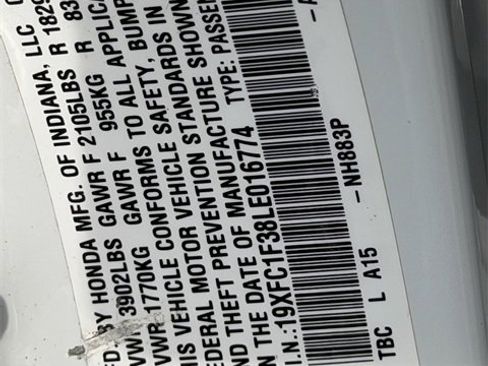 Used 2020 Honda Civic EX image 29