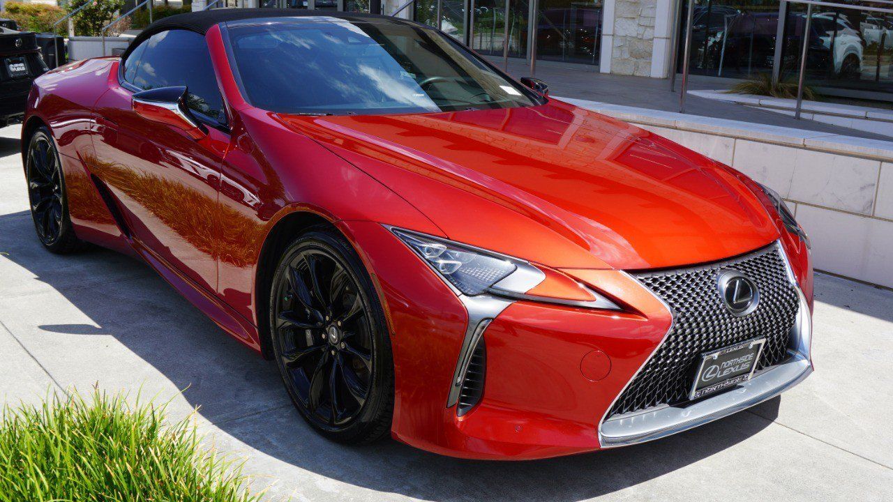 Certified 2021 Lexus LC 500 Convertible w/ Touring Package RWD image 3