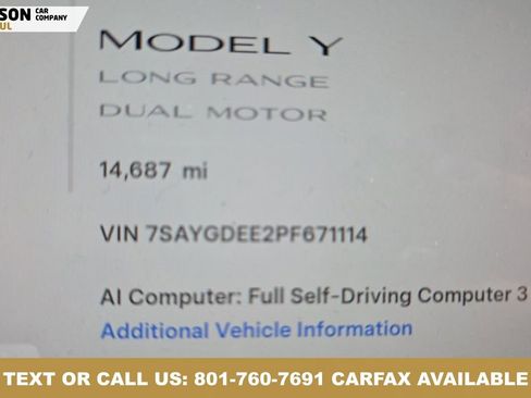 Used 2023 Tesla Model Y Long Range AWD/4WD image 6