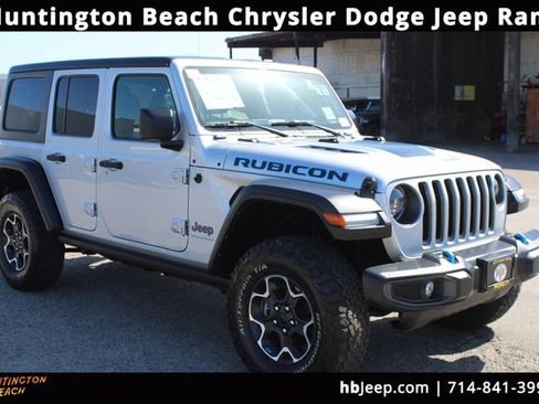 Used 2023 Jeep Wrangler Unlimited Rubicon 4xe AWD/4WD image 1