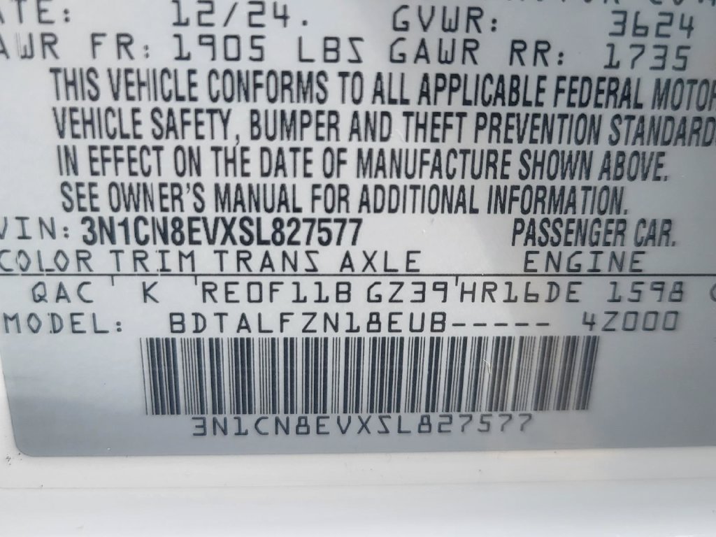 Used 2025 Nissan Versa SV FWD image 34