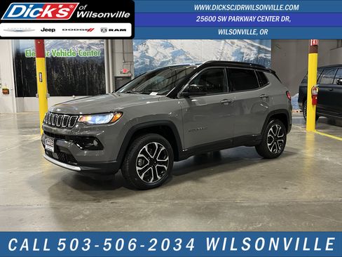 Used 2023 Jeep Compass Limited w/ Sun and Sound Group image 1