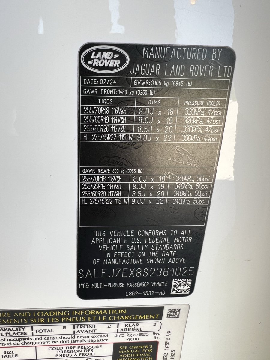 Used 2025 Land Rover Defender 110 S AWD/4WD image 36