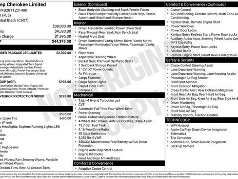 New 2026 Jeep Cherokee Limited AWD/4WD image 2