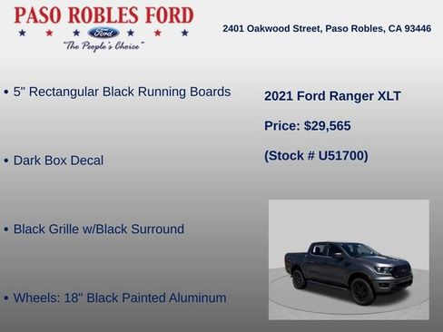 Used 2021 Ford Ranger XLT w/ Equipment Group 301A Mid AWD/4WD image 9