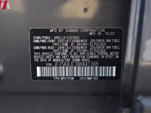 Used 2022 Subaru Forester Sport w/ Popular Package #2 AWD/4WD image 34