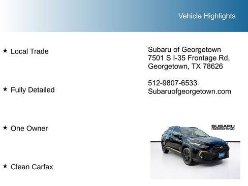 Certified 2025 Subaru Crosstrek 2.5i Sport w/ Crosstrek Mirror Package AWD/4WD image 11