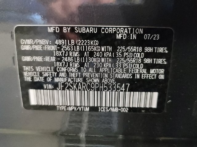 Used 2023 Subaru Forester Touring AWD/4WD image 36