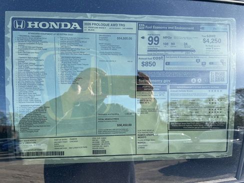 New 2026 Honda Prologue Touring image 44