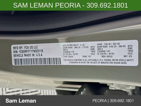 New 2026 RAM 1500 Big Horn AWD/4WD image 30