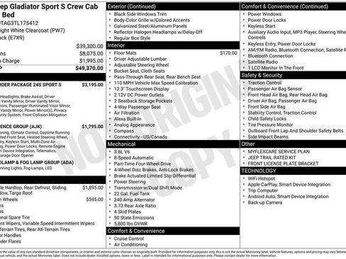New 2026 Jeep Gladiator Sport image 39