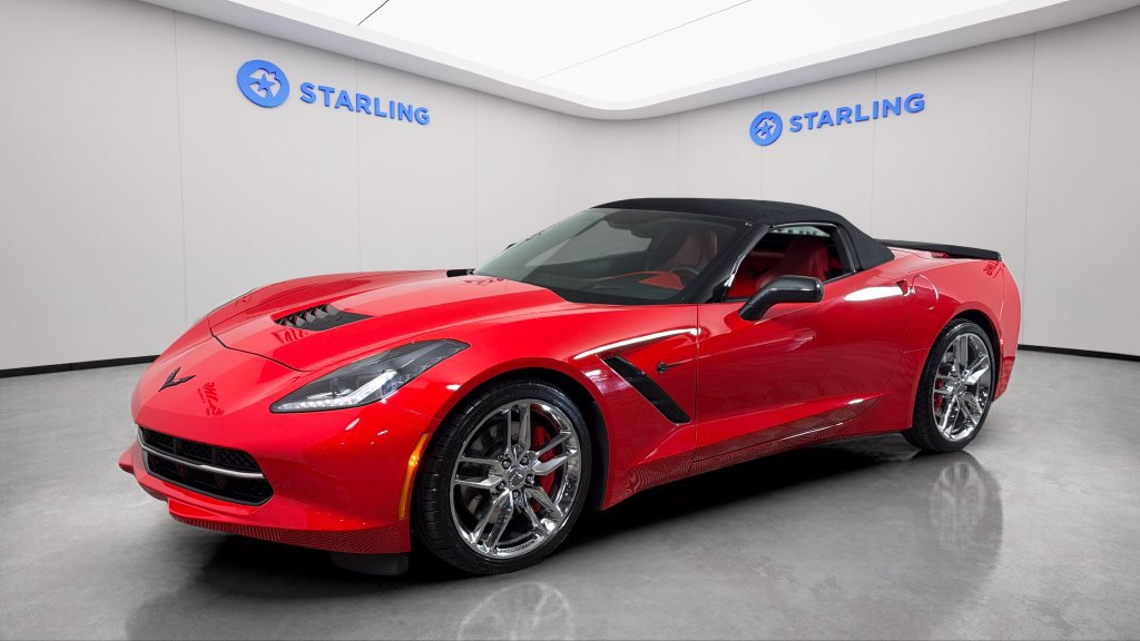 Certified 2015 Chevrolet Corvette Stingray Convertible w/ 3LT Preferred Equipment Group RWD image 2