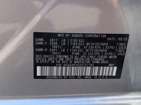 New 2025 Subaru Crosstrek 2.5i Sport w/ Crosstrek Mirror Package image 39