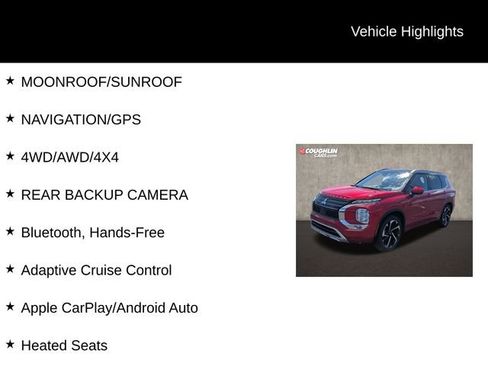 Used 2024 Mitsubishi Outlander SEL AWD/4WD image 2