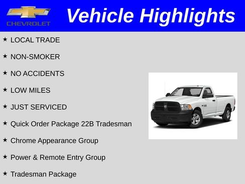 Used 2019 RAM 1500 Tradesman w/ Power & Remote Entry Group image 2