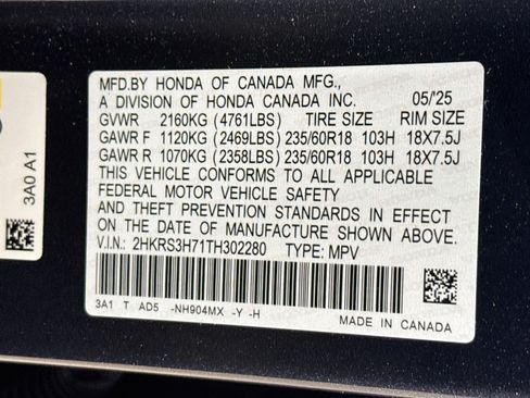Used 2026 Honda CR-V EX-L image 37