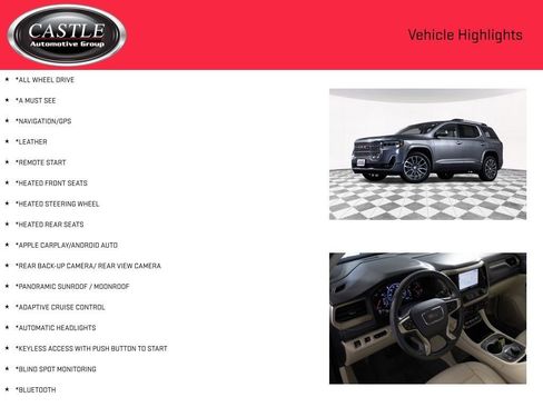 Certified 2022 GMC Acadia Denali w/ Denali Technology Package AWD/4WD image 3