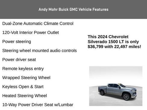 Used 2024 Chevrolet Silverado 1500 LT AWD/4WD image 12