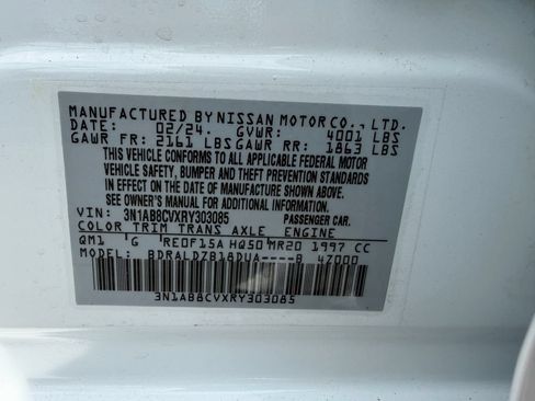 Used 2024 Nissan Sentra SV FWD image 31