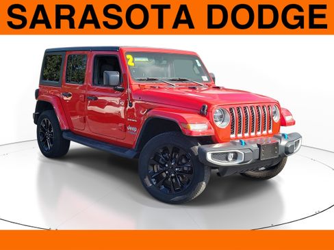 Used 2022 Jeep Wrangler Unlimited Sahara w/ Cold Weather Group image 1