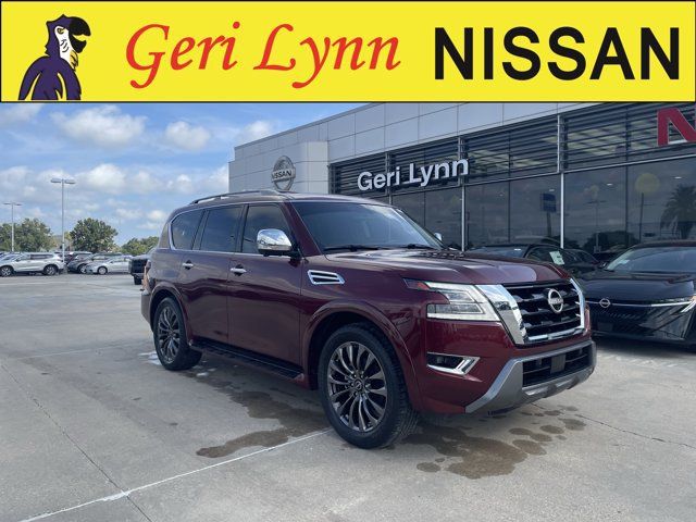 Certified 2023 Nissan Armada Platinum w/ Captain's Chairs Package RWD image 1