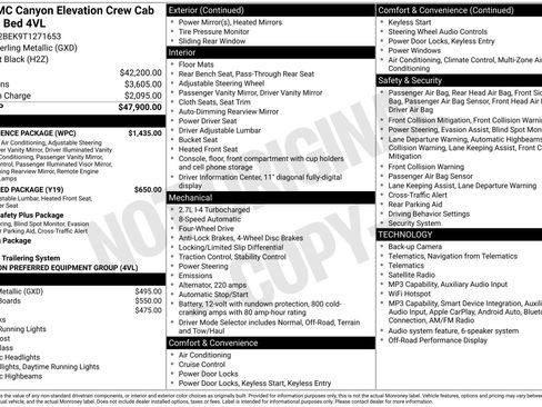 New 2026 GMC Canyon Elevation w/ Convenience Package AWD/4WD image 41