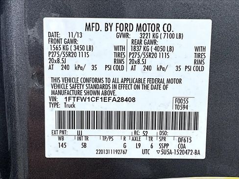 Used 2014 Ford F150 FX2 w/ Equipment Group 402A Luxury image 33