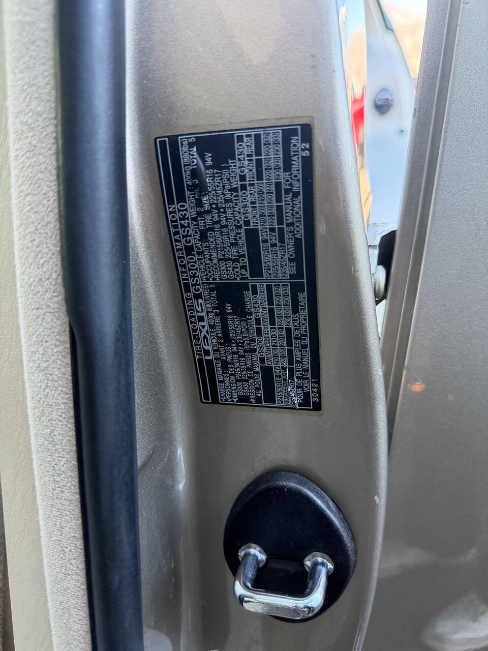 Used 2001 Lexus GS 300 RWD image 52