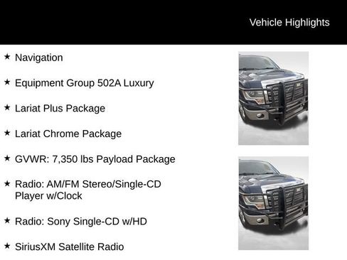 Used 2014 Ford F150 Lariat w/ Equipment Group 502A Luxury AWD/4WD image 6